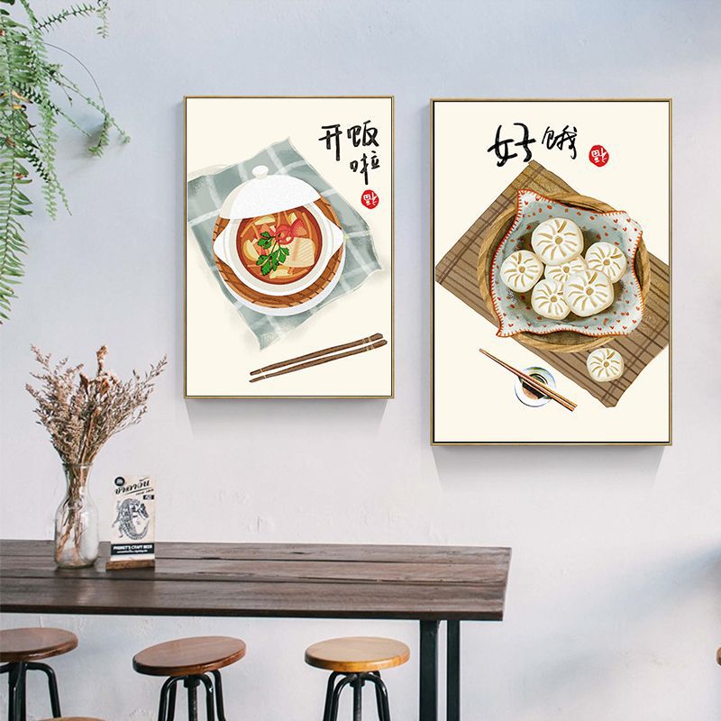 中国和風食品猫引用ポスタープリント東洋キッチン壁アート写真ホ - Japanese Traditional Lifestyle のレビューと価格