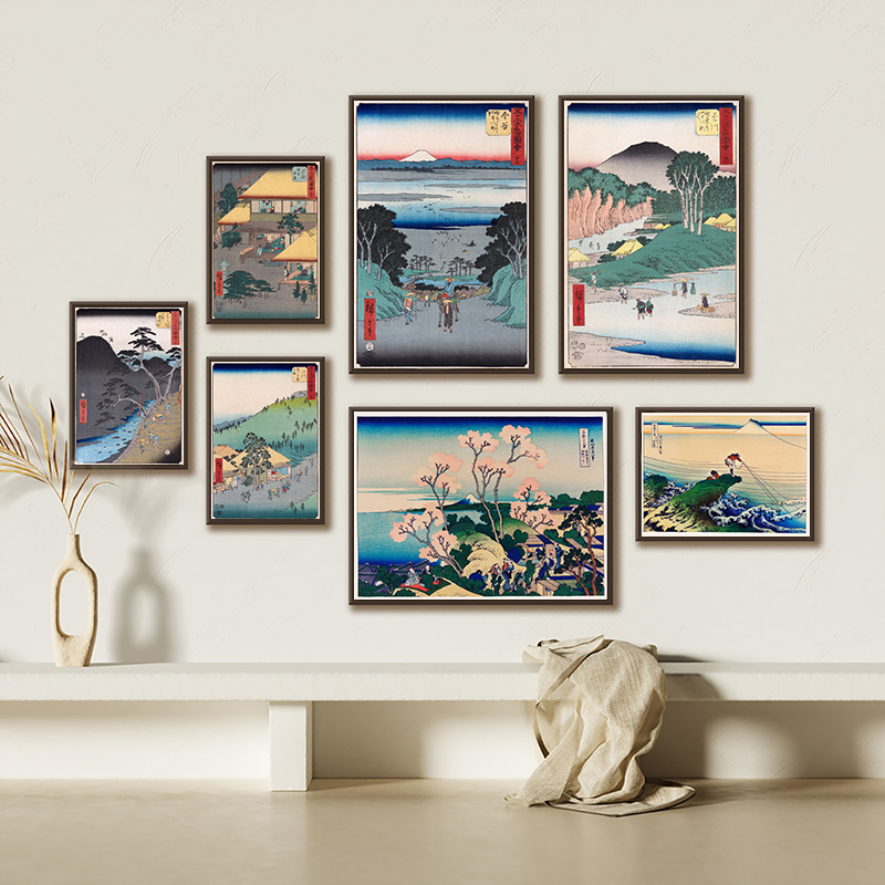 日本の版画壁アートキャンバス絵画ポスター壁の写真ポスター日本 - Japanese Traditional Lifestyle のレビューと価格