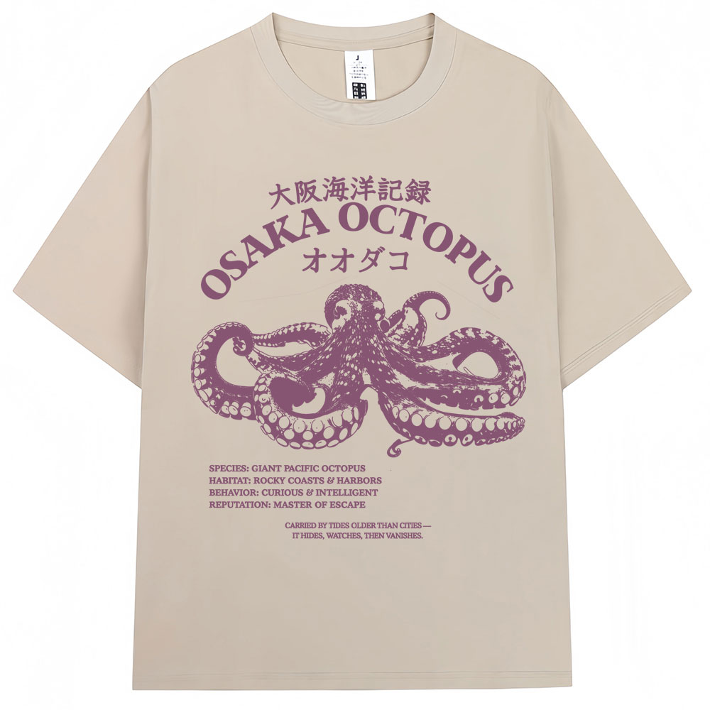 日本風大阪タコTシャツ メンズ レディース ファッション ヴ - Japanese Man Lifestyle のレビューと価格